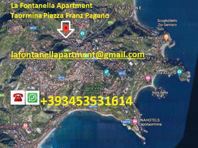 La Fontanella Apartment タオルミーナ エクステリア 写真